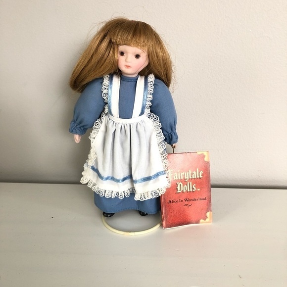 VTG Russ Fair Tale Alice In Wonderland Doll - Picture 1 of 9